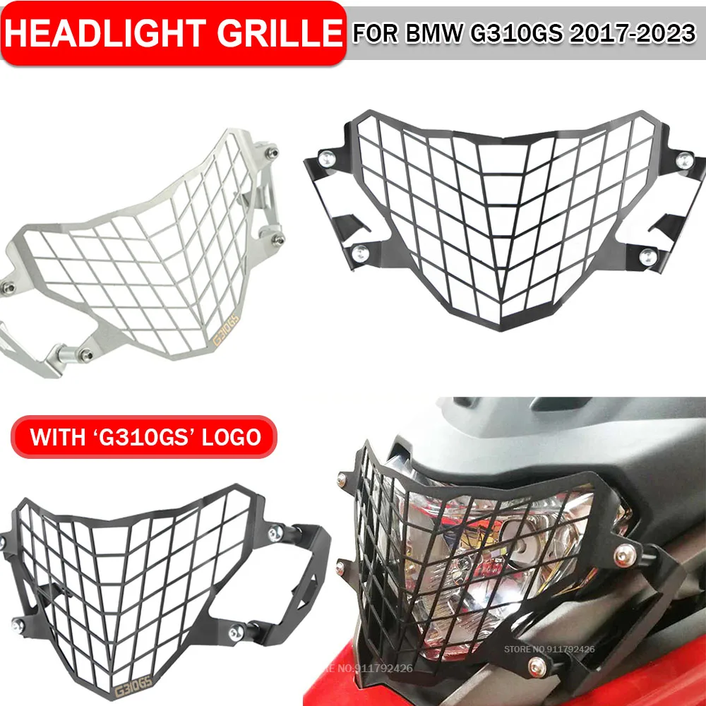 Headlight Grille Guard Motorcycle Head Light Bracket Protective Cover Lights Protector For BMW G310GS 2017-2023 G 310GS G310 GS