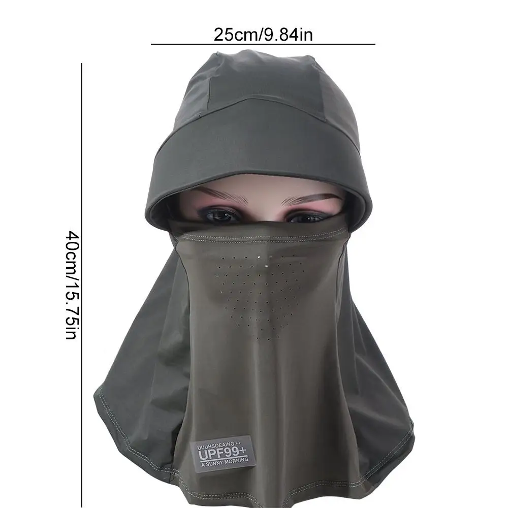 Thin UV Protection Sunshade Sun Hat Wide Brim Neck Guard Summer UV Protection Cap Elastic Dustproof Tea Picking Hat Outdoor