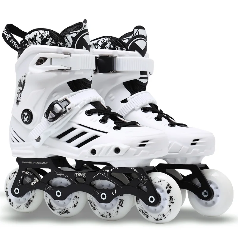 Inline Roller Skates Adult Wheels for Rollers 80mm Skates Wheels Roller Sneakers 4 Wheels Skate Shoes Sneakers with Rollers