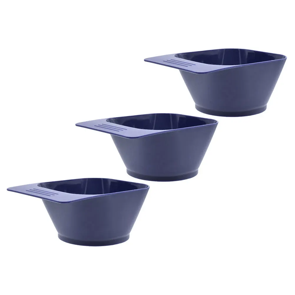 

3 Pcs Applicator Hair Dyeing Bowl Coloring Plastic Mixing Bowls for Hairstylist
