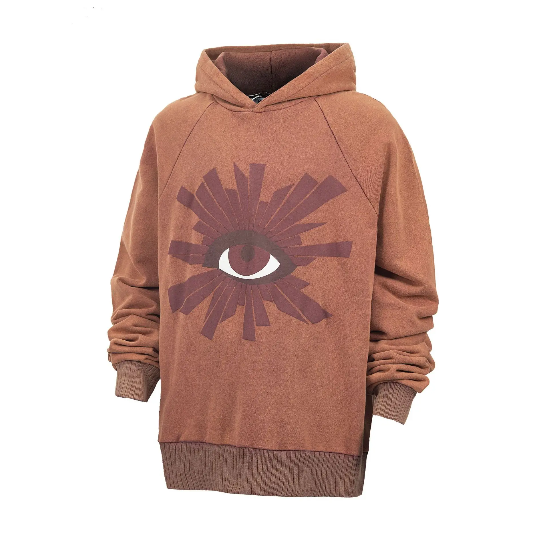 Top Quality House Of Errors 25SS Foam Print Hooded Sweatshirt Heavy Wash Aged Hoodie Fashion
