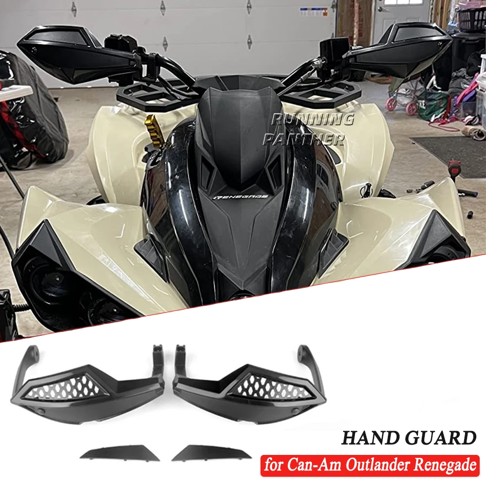 ATV Hand Guard Wind Deflector for Can-Am Outlander 450 500 650 800 1000 Renegade DS G2 G2L G2S Handlebar Protector Kit