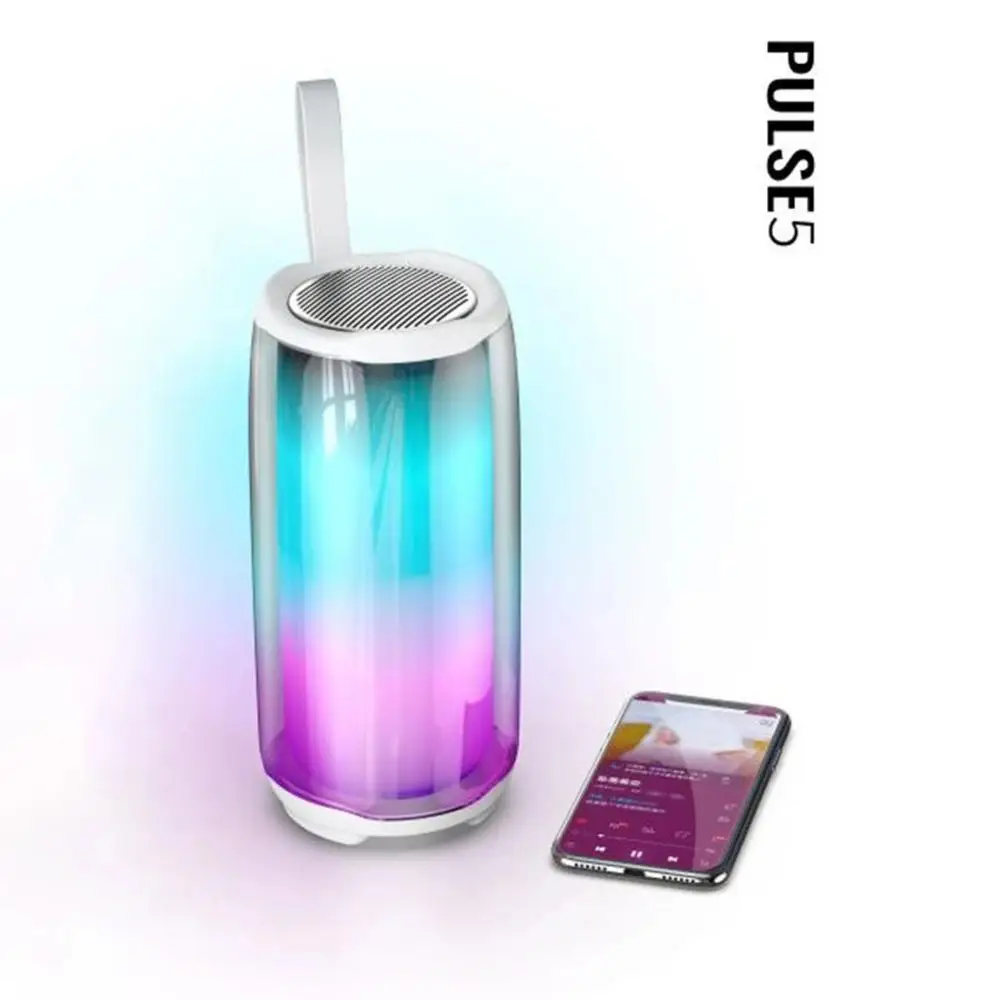 Wireless Bluetooth Speaker Portable IPX7 Waterproof Deep Bass Stereo with LED Light for Party Dancing Sound Box Subwoofer New