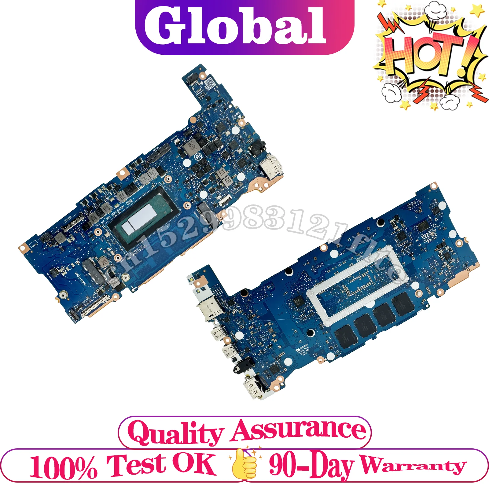Placa base UX3402VA UX3402ZA BX3402ZA RX3402ZA para portátil ASUS i5 i7 12.ª 13.ª generación RAM 8GB 16GB