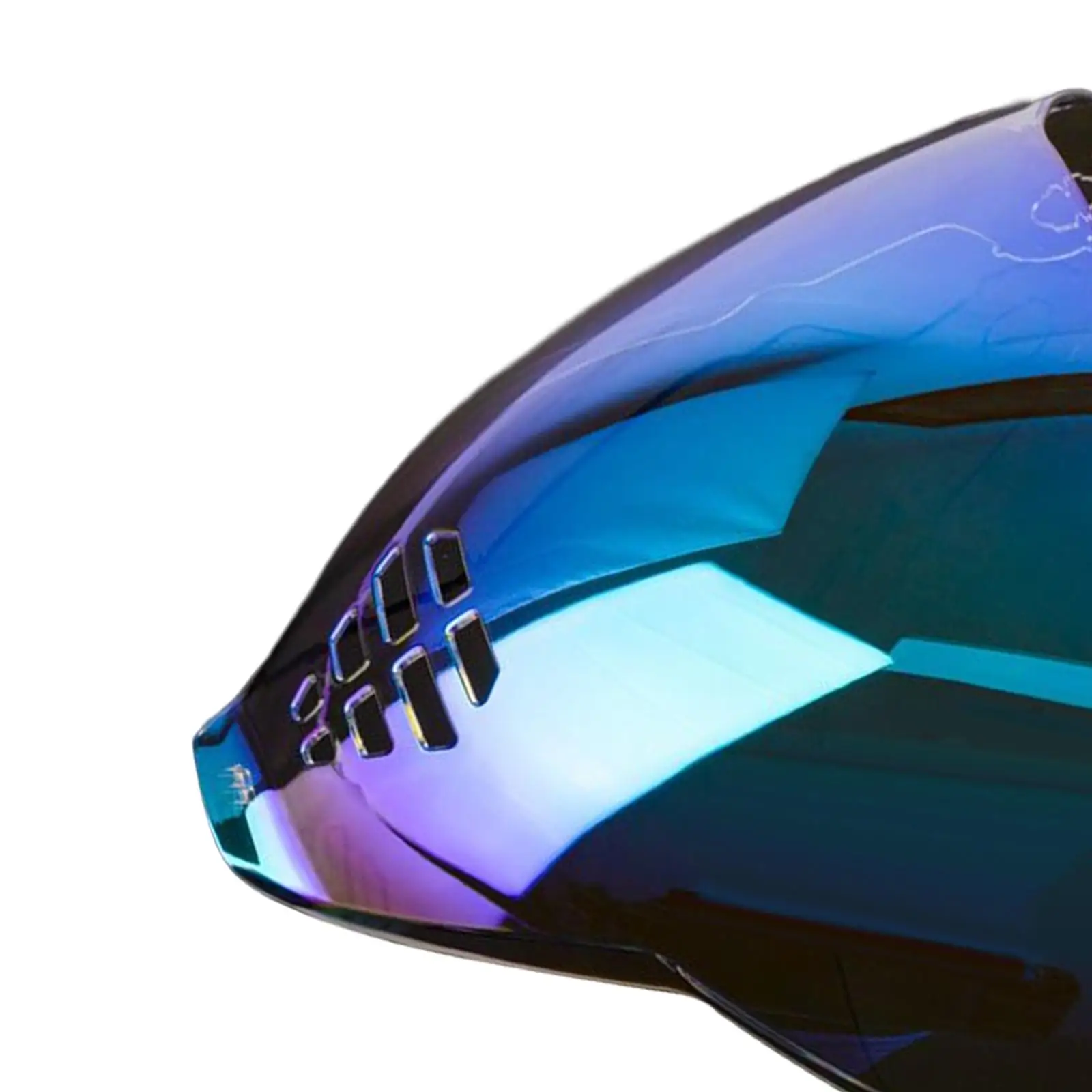 

Helmet Visor Shield Full Face Shield Windshield Motorbikes Supplies Parts Fit for Icon Helmet Easy to Install Durable