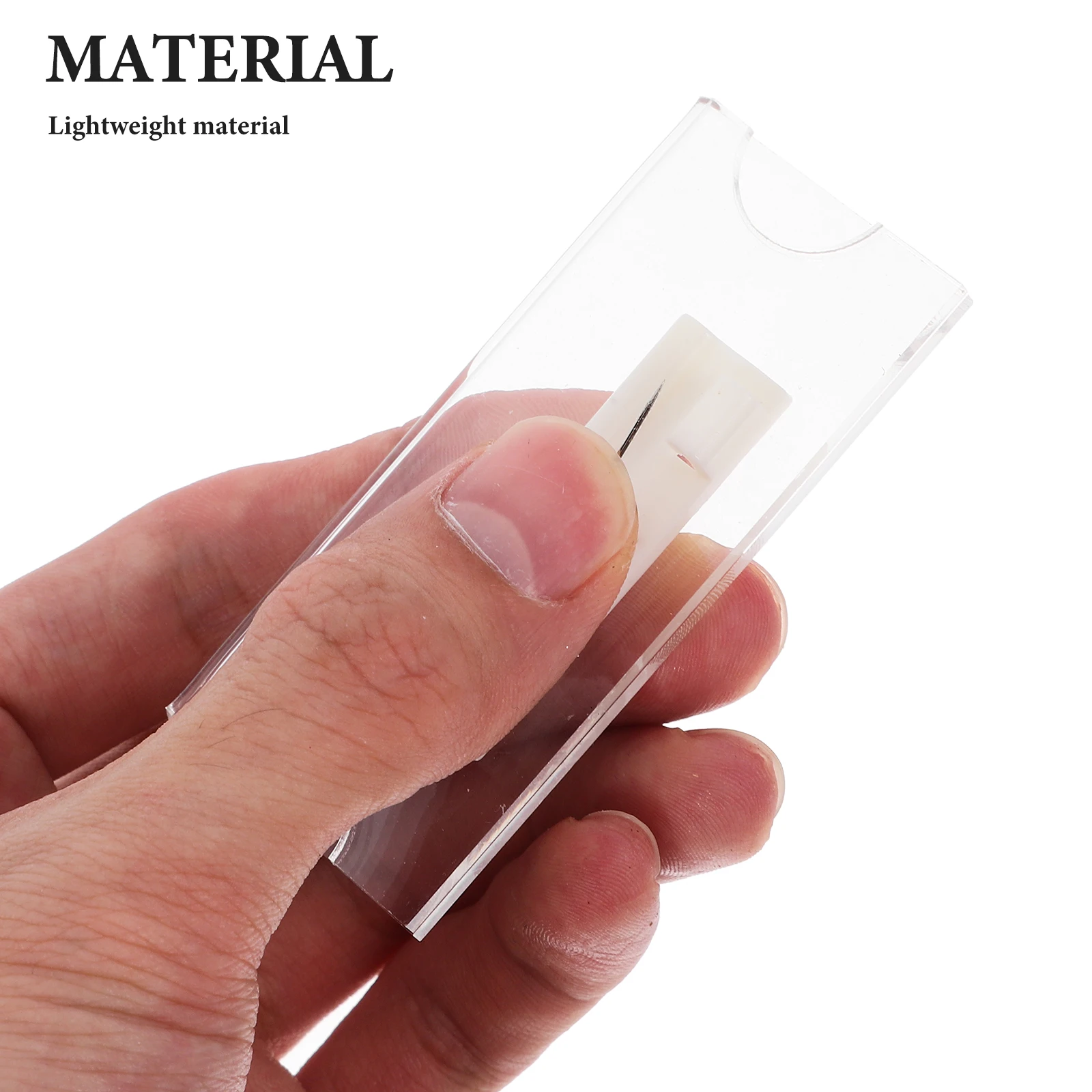 

10pcs Plug-In Card Badges Transparent Lightweight Office Badge Holders Student Id Holders Work Badge Cases For Employee Name