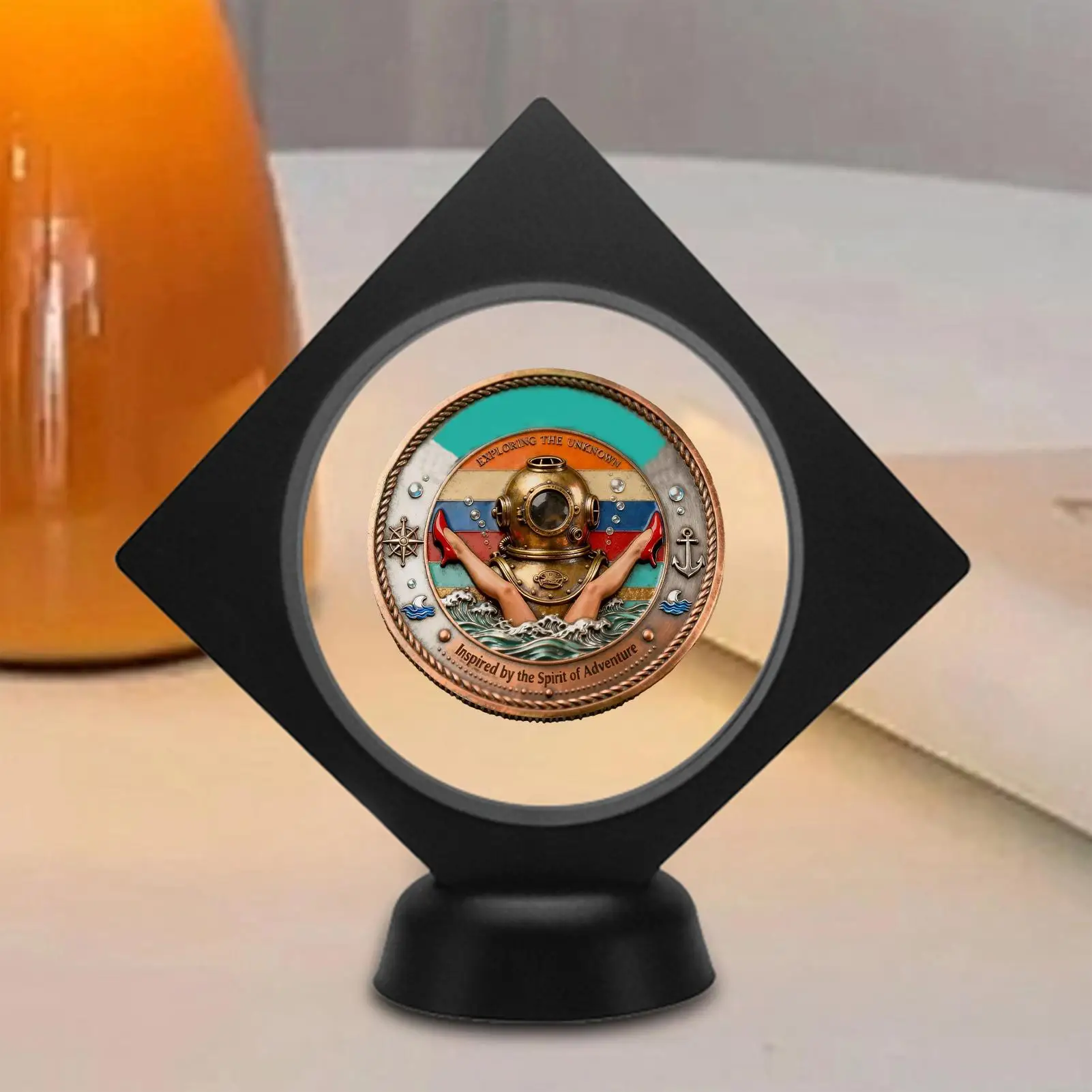 Nautical Humor Commemorative Coin Collectible Keepsake Exploring The Realm Of Adventure Commemorative Coin For Collectors Divers