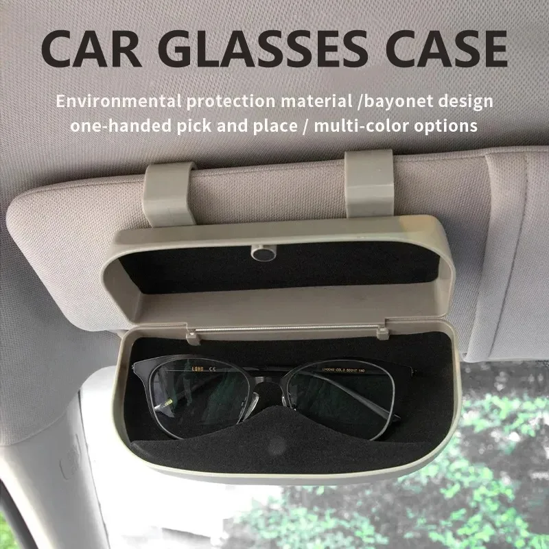 For Suzuki Vitara Jimny Swift Grand Ignis Alto Baleno SX4 Car Sunglasses Glasses Box Auto Interior Accessories Glasses Holder