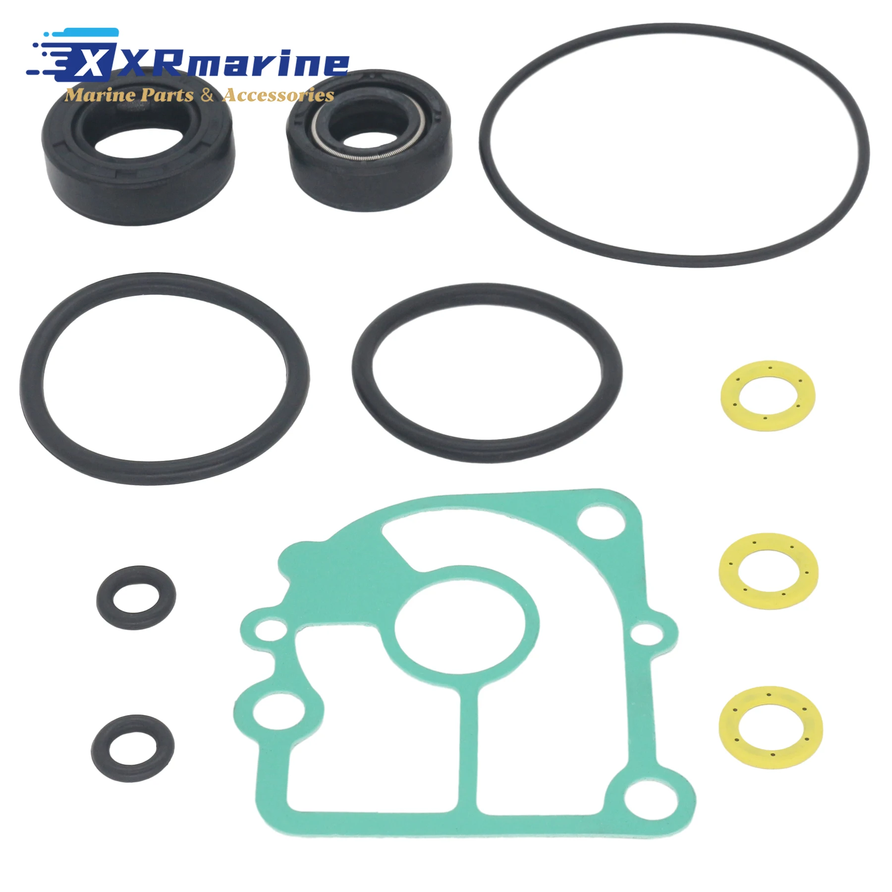 

26-8M0077448 Outboard Lower Unit Gearbox Seal Kit Fits for Mercury Mariner 4-Stroke 9.9 To 20 HP Motors 27-95220A08 27-8M0082884