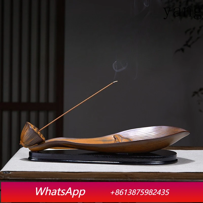 

LTT ceramic incense base household bedroom incense burner indoor incense burner