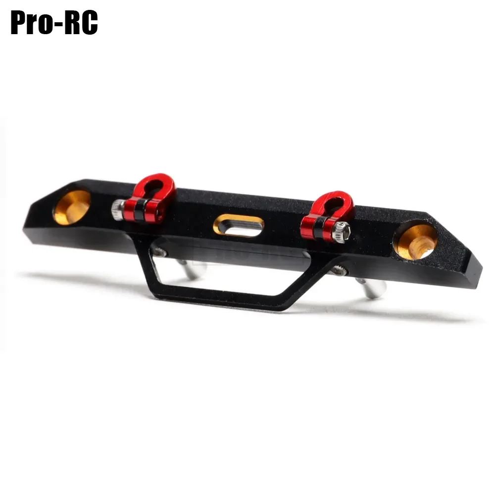 1 Buah Bumper Depan & Perangkat Keras Pemasangan Aloi Aluminium untuk Mobil RC 1/24 Axial SCX24 1967 Chevrolet 90081 4WD-RTR Suku Cadang Peningkatan