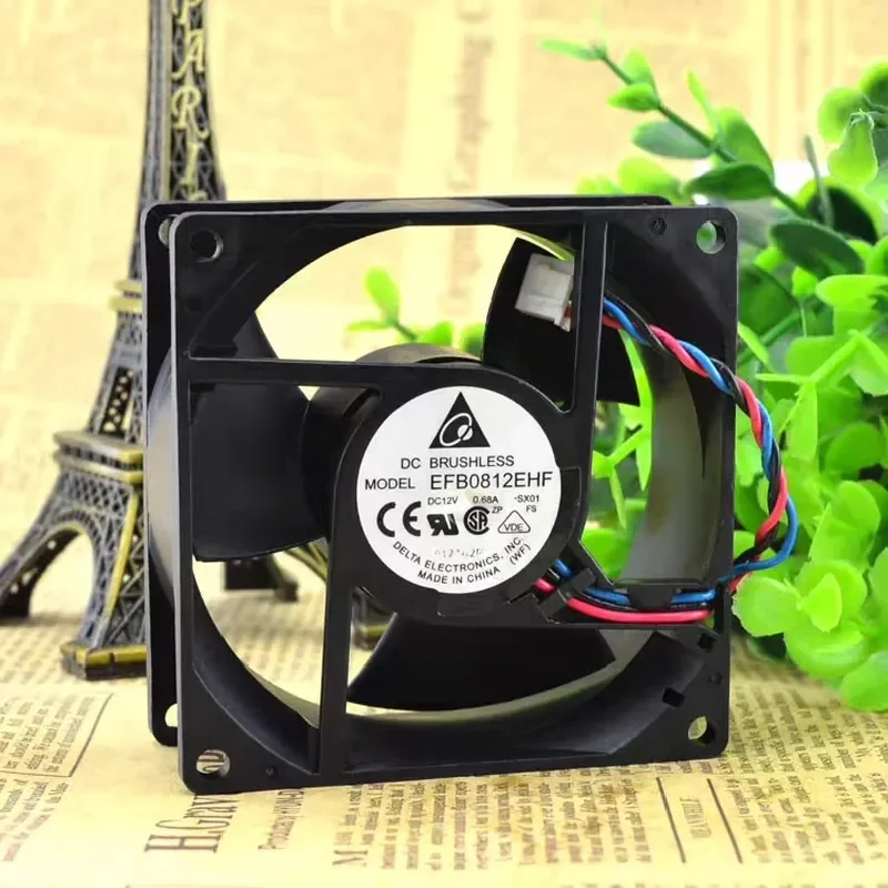 for Delta 8032 12V 0.68A 8cm Double Ball Bearing Cooling Fan Original Imported Low Price