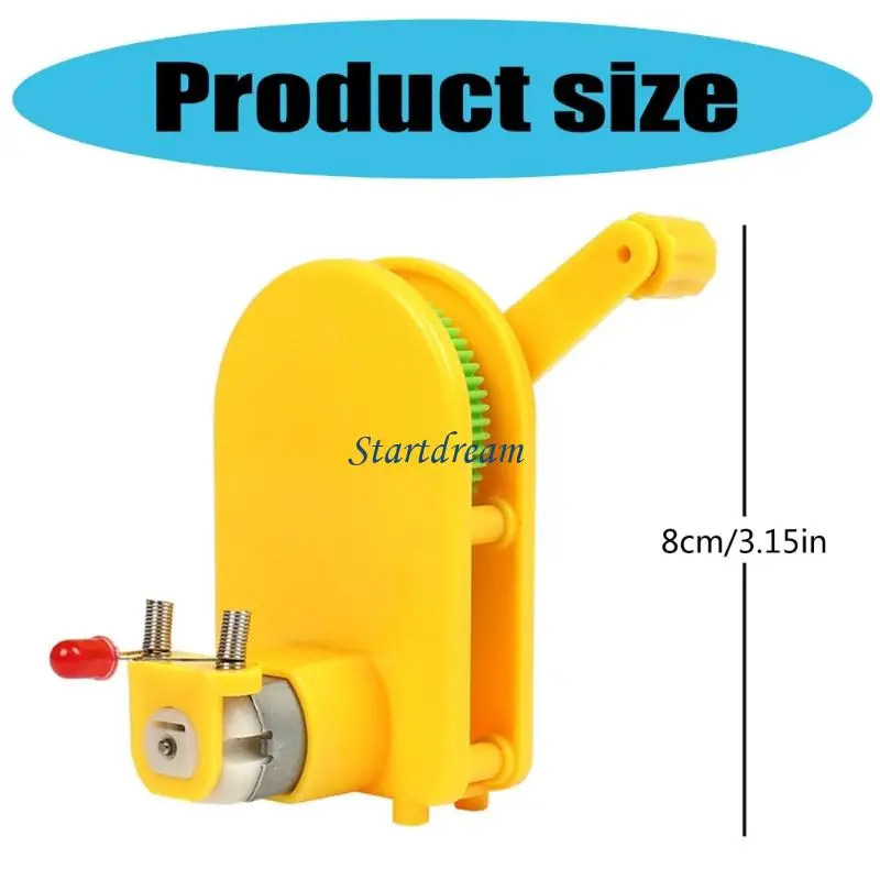 Generator Hands on Hand Hand Cranked Electricity Generator untuk Lab K92C