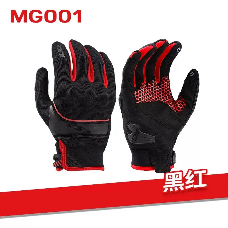 

LS2 Riding Gloves MG001-2 Ls2 Racing Breathable Motorcycle Rider Touch Screen Gloves for Men Women