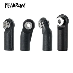 YEAHRUN 10Pcs M4 Black Plastic Steering Linkage Pivot Link Rod End Width Balls Joint Head for 1/10 RC Crawler Car Parts