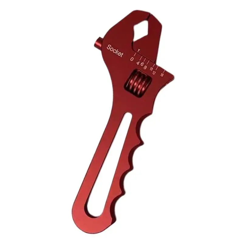 

New Aluminum Wrench Hose Fitting Tool Adjustable Aluminum Spanner AN3 AN4 AN6 AN8 AN10 AN12 AN16