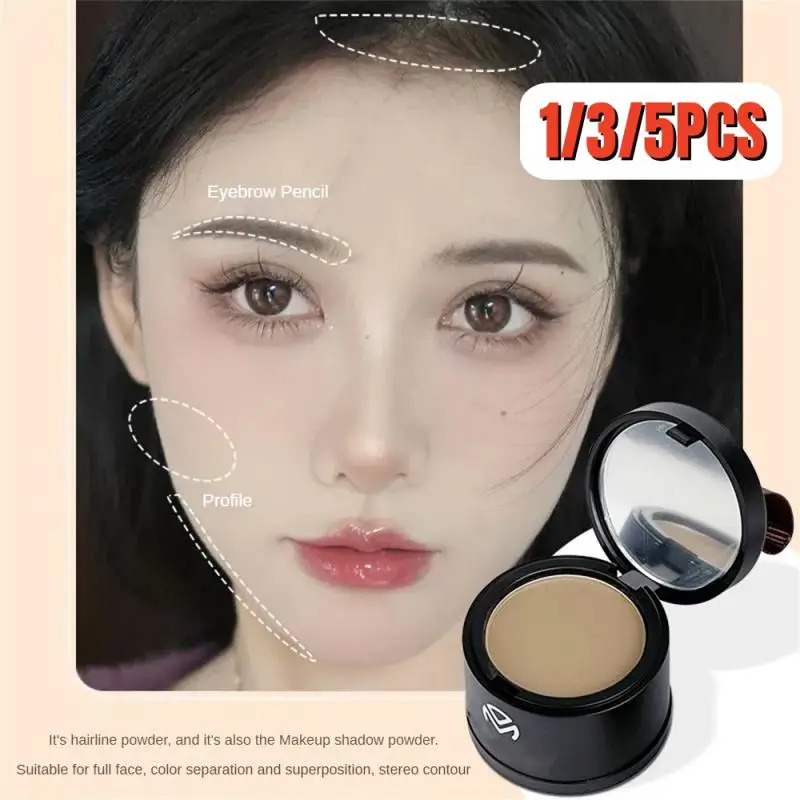 Hairline Repair Filling Powder With Puff Sevich Fluffy Thin Powder Pang Line Shadow Powder Forehead Hair Makeup Concealer