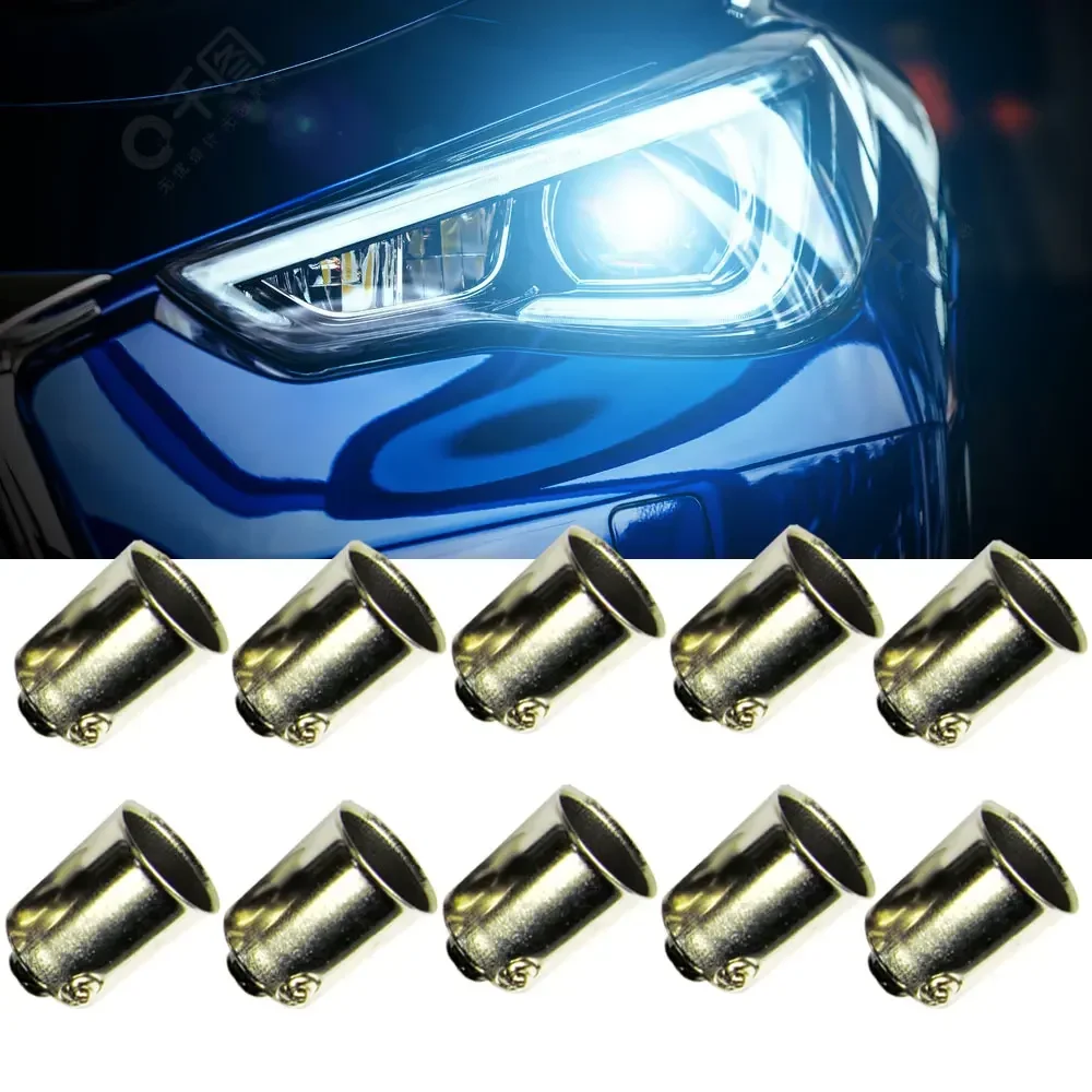 10PCS BA9S Socket Holders Base Intensity Bayonet Base Lamp Holders Socket for Auto Light Bulb Socket Base Adapter 44 55 57