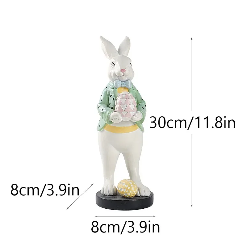 Easter Bunny Crafts Easter Egg Decorations Home Outdoor Garden Gardening Resin