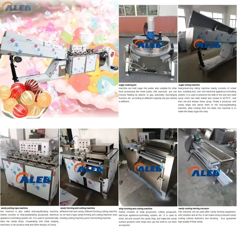 SFW Certificate Energy Saving Flat Lollipop Machine Candy Slicer Machine for Fruit Candy Production