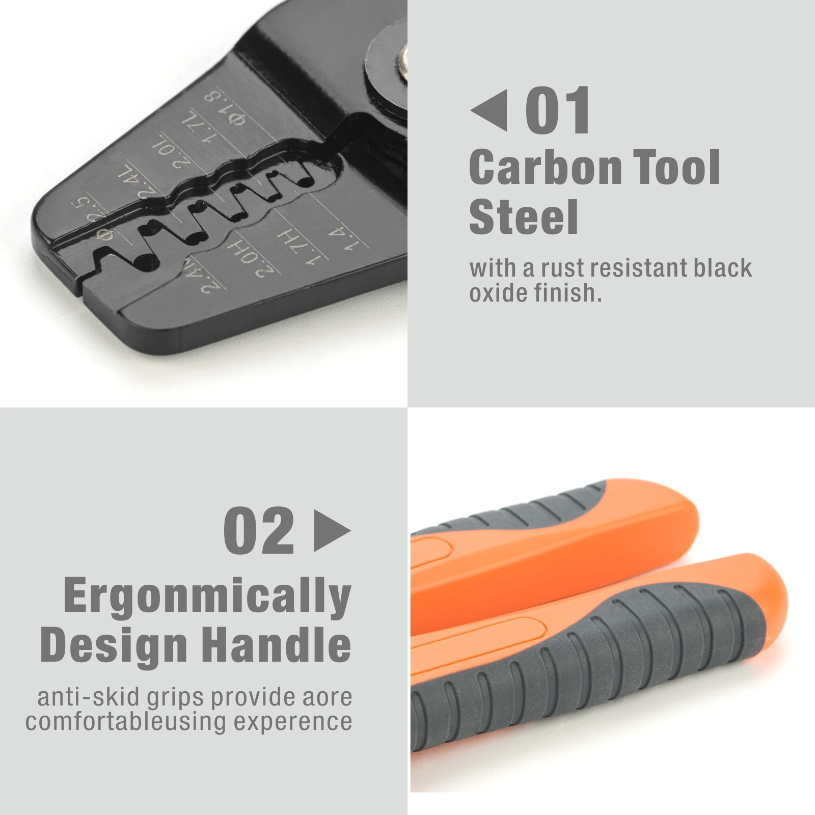 Imagem -03 - Terminais Open Barrel Crimping Plier Crimper Tool Braçadeira para Contatos de Vários Tamanhos Trabalha em Jstmolex te Hrs Iws1440l Awg 28-14