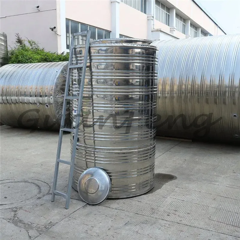 Stainless steel round tank 304 316 grade custom large capacity vertical horizontal drinking water storage