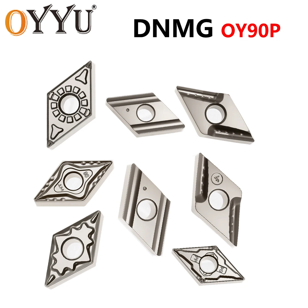 

OYYU DNMG110404 DNMG110408 DNMG150404 DNMG150408 DNMG150412 FG HQ R-L-S MT MS OY90P Carbide Inserts Lathe Cutting Tool For Steel