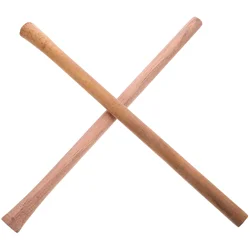 2 uds mango de madera maciza azada martillo de madera accesorios de jardín manijas agarre de repuesto escoba larga