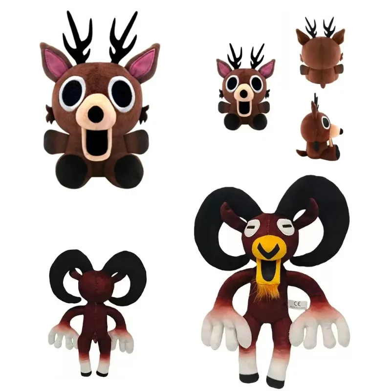 2025 قطيفة غزال قطنية ناعمة مبتكرة - دمية محشوة 99 ليلة في الغابة، هدية مثالية لعيد الميلاد والهالوين للأطفال #6