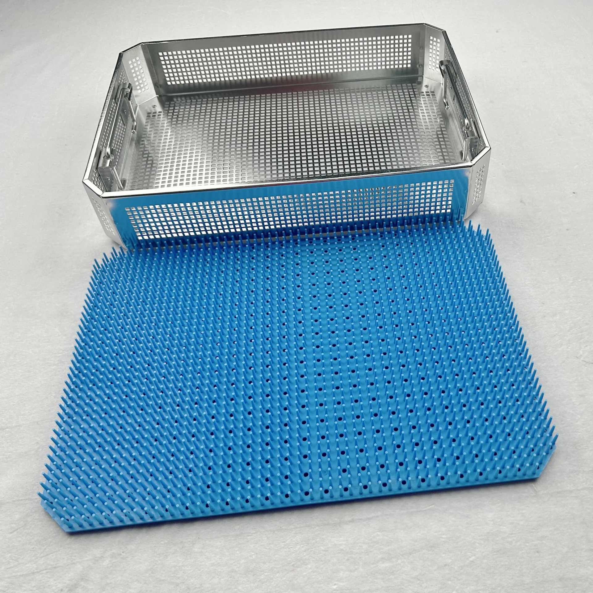 SL-44 Model 304 Stainless Steel Fully Punched Stainless Steel Mesh Basket