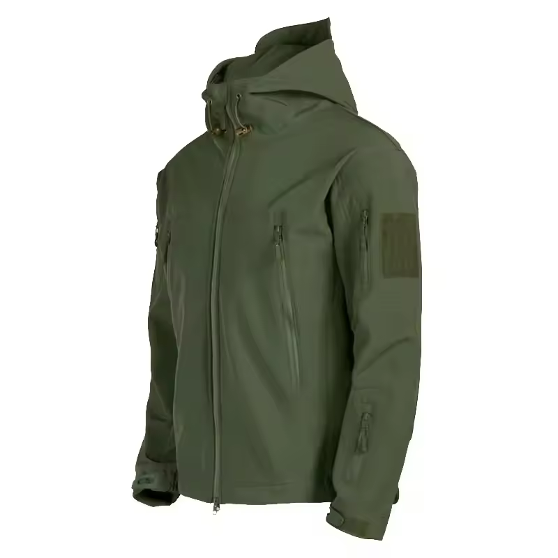 Military Shark Skin Soft Shell Jackets Men Tactical Windproof Waterproof jacket men Army Combat Jackets Mens Hooded Bomber Coats - Image 2