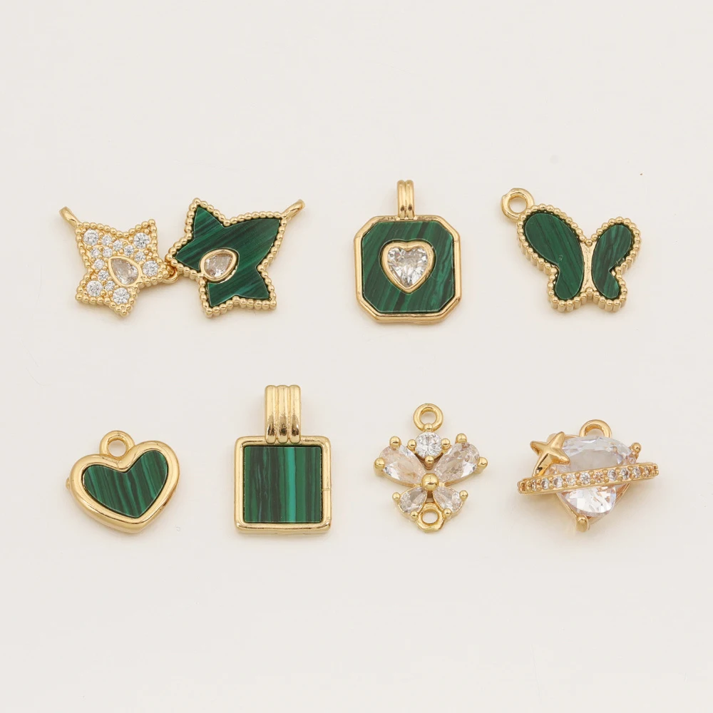 

Cordial Design 50Pcs DIY Pendant/Necklace Accessories/Hand Made/Jewelry Findings & Components/CZ Rhinestone Charms #194221