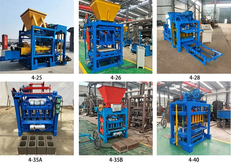 Manual Hollow Interlocking Block Brick Making Machine With Low Price