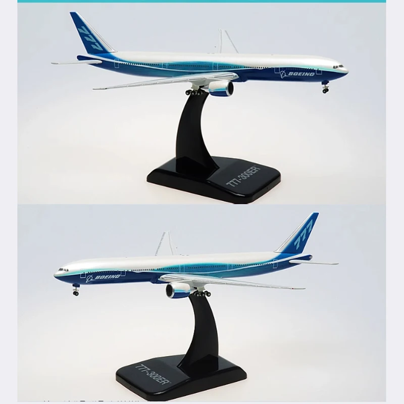 1/500 Air France 777-300ER SkyTeam 9031 Simulation Collection Gift for Students Alloy Finished Aircraft Simulation Model image 3