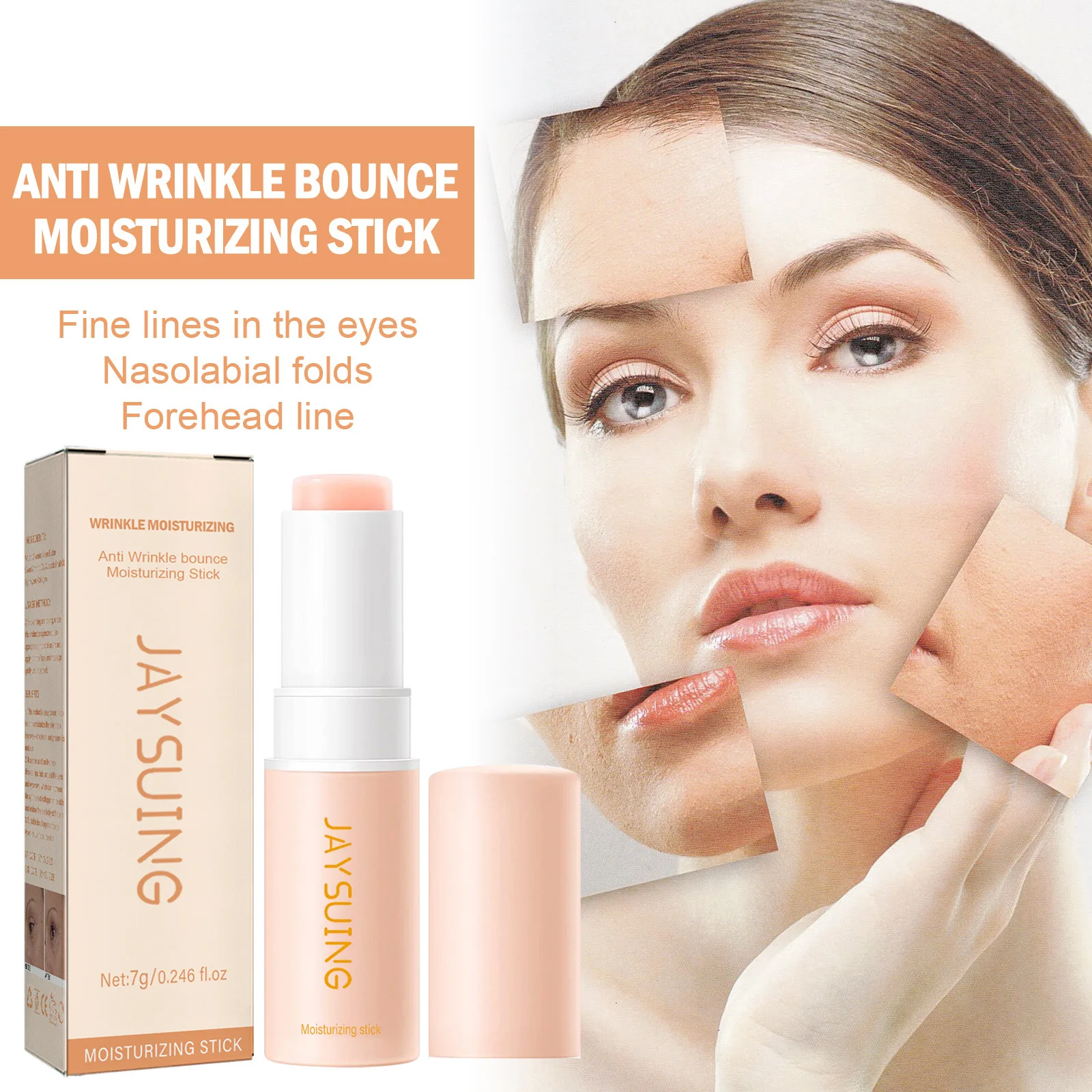 Anti Wrinkle Balm Collagen Multi Bounce Balm Stick Anti Age Hydrating Moisturizer Brighten Dull Skin Tone Facial Skin Care Cream