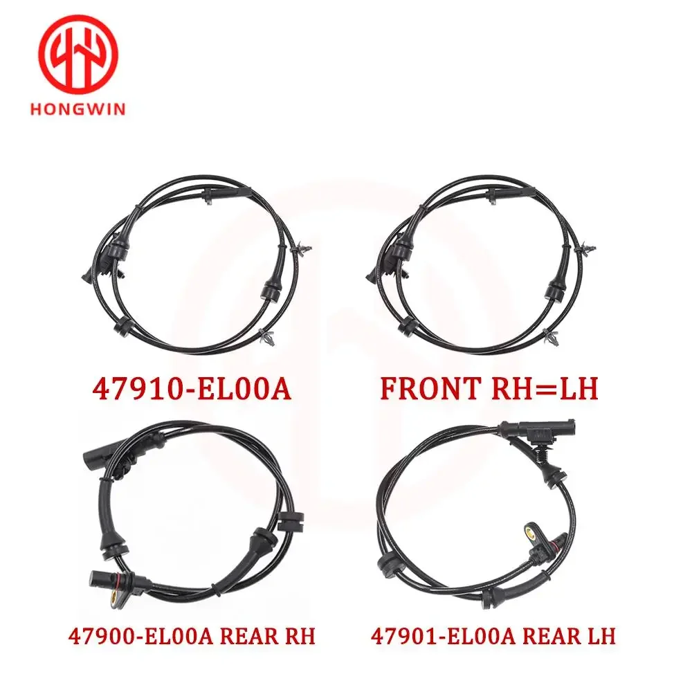 

Датчик ABS скорости переднего и заднего левого и правого колеса 47900-EL00A 47901-EL00A 47910-EL00A для Nissan Cube Tiida 1,5 1,6 1,8 2004-2012