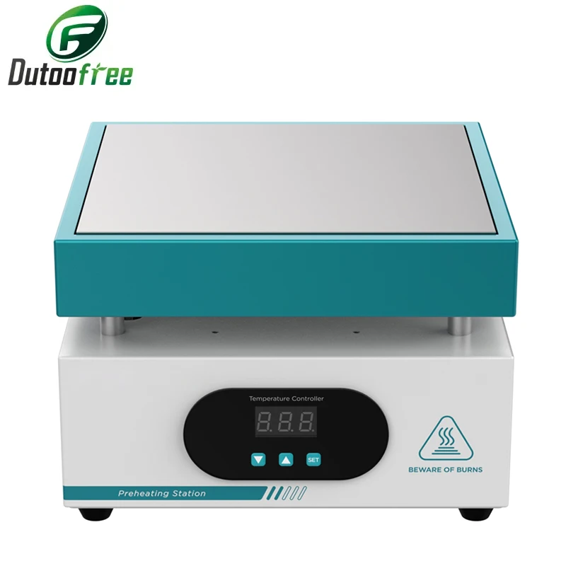 

600W Constant Temperature Heating Table 200x200mm Mobile Phone Split Screen PCB Hot Plate Preheating Table LED Lamp Desoldering