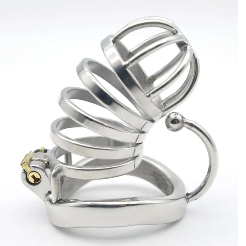 Chaste Bird Stainless Steel Male Chastity Large Cage with Base Arc Ring Devices C276