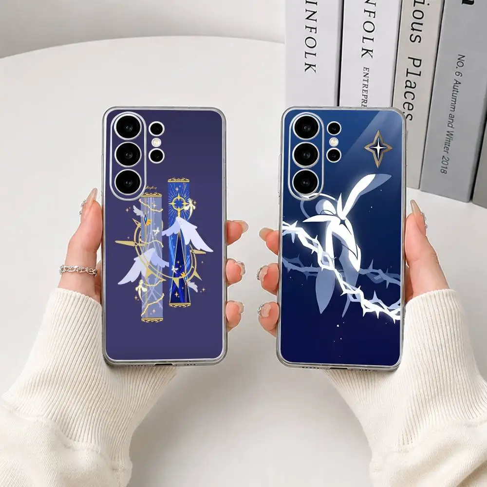 Game-Honkai -S-Star Rail- Sunday  Clear Phone Case for Samsung S25, S24, S21, FE, S22, S23, S30, Ultra, S20, Plus, Lite
