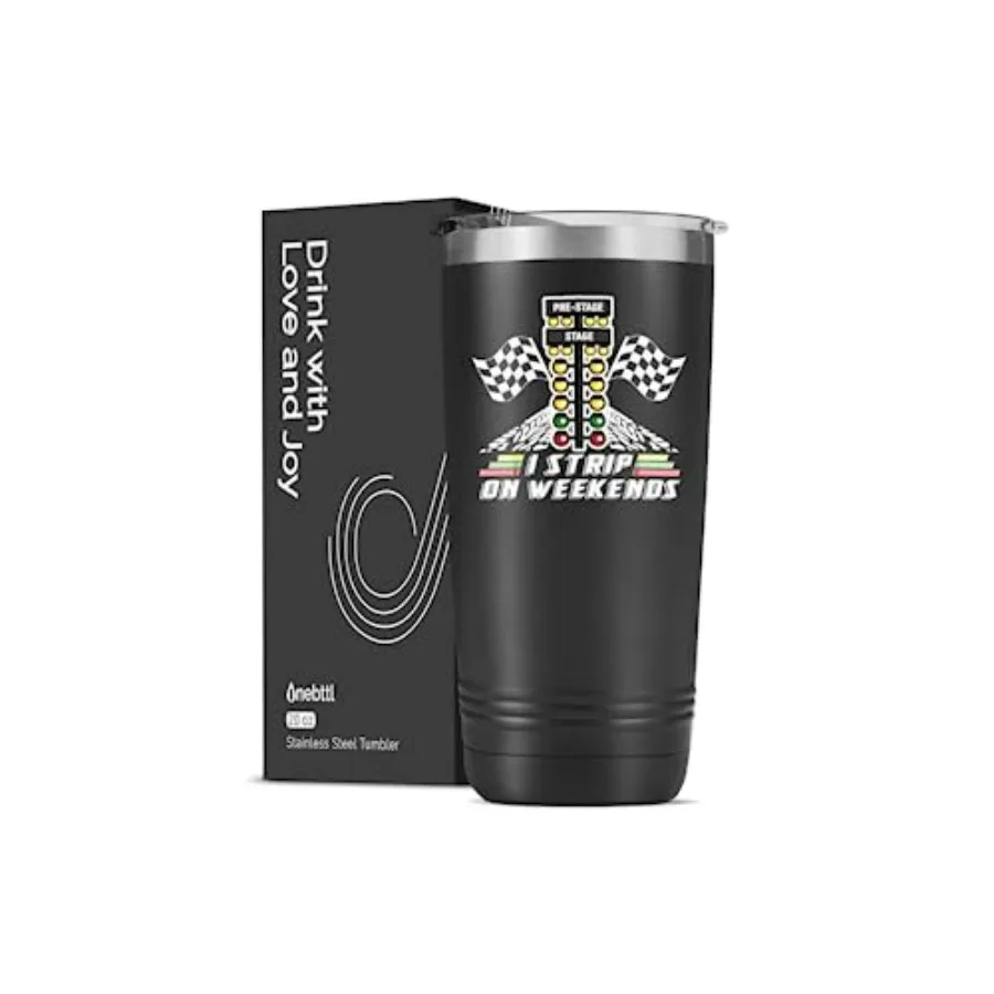 

Подарки для дрэг-гонщика для мужчин, стакан из нержавеющей стали на 20 унций, стакан из нержавеющей стали с крышкой, двойные стенки с вакуумной изоляцией, дорожный кофе M