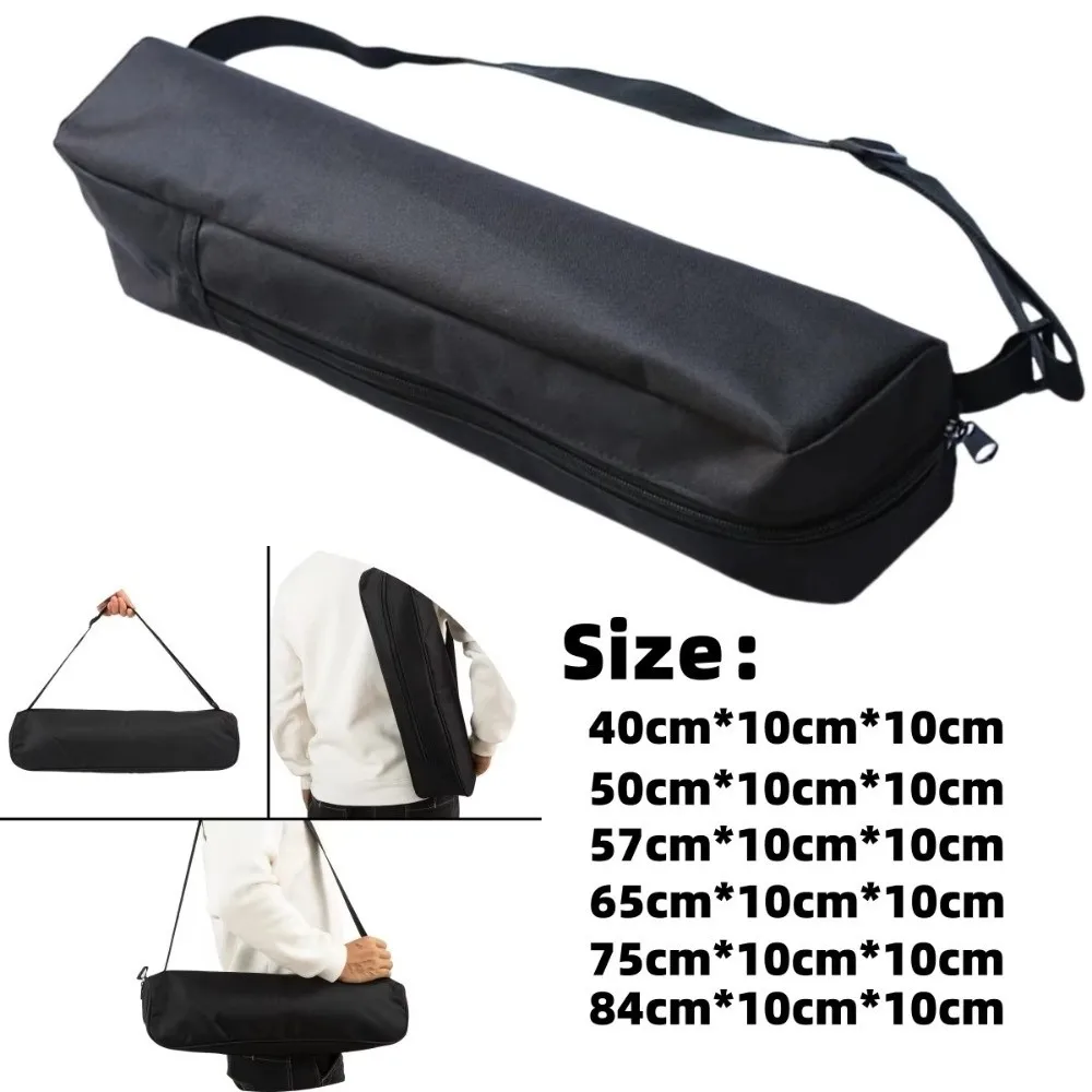 Nouveau (40-84 cm) étui de transport pour trépied Portable avec sangle sac de rangement pour trépied sac à main en tissu Oxford noir supports de Microphone rangement