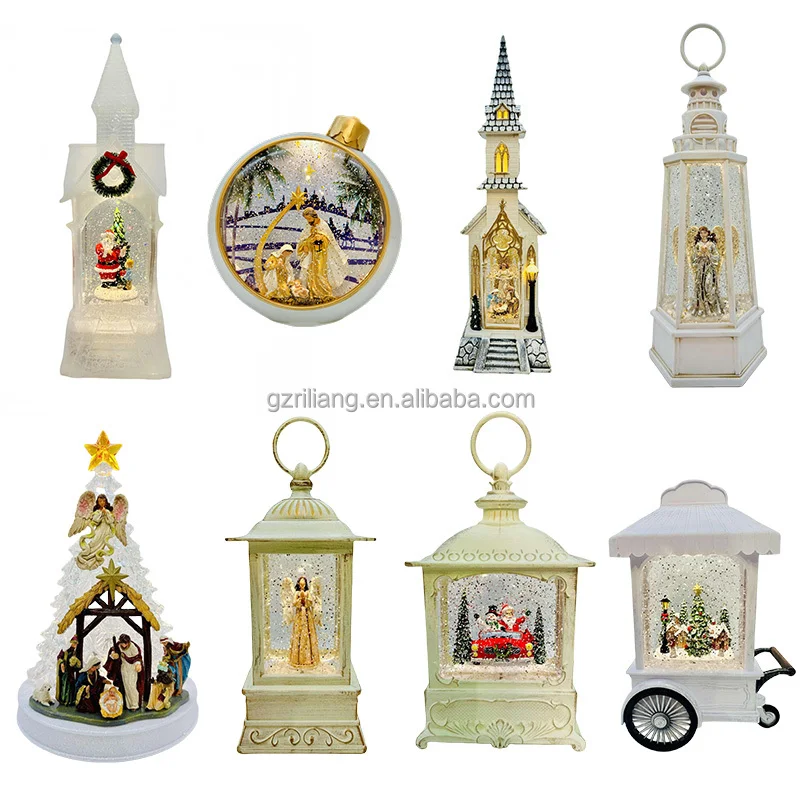 Christmas Wind Lamps Crystal Lights Santa Lights Christmas Party Decorations Ornaments Festival Gifts