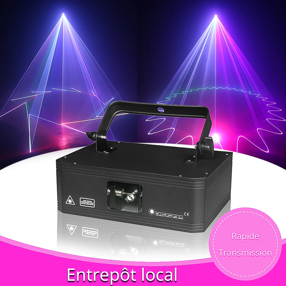 2024 RGB Disco Lights Dj Dmx Club Bar Stage Effect Lighting 5W Voice Control Home Party 3D Animation Projector