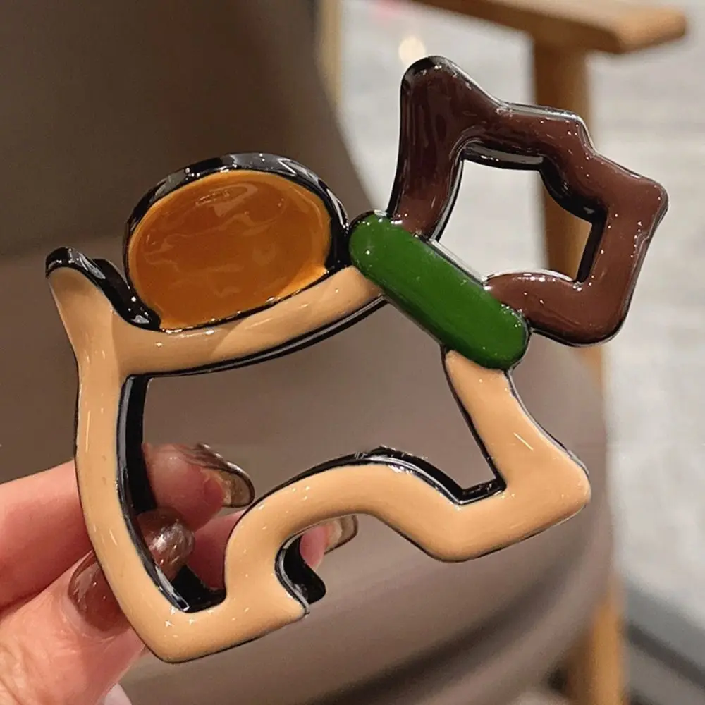 

Creative Hollow Out Animal Hair Claw Colorful Cartoon Dog Hair Clip Grab Clip Women Headwear Female