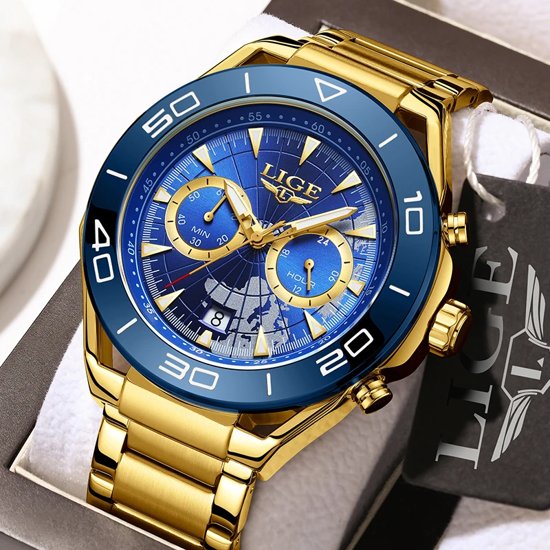 Men's Fashion Automatic Waterproof Quartz Watch