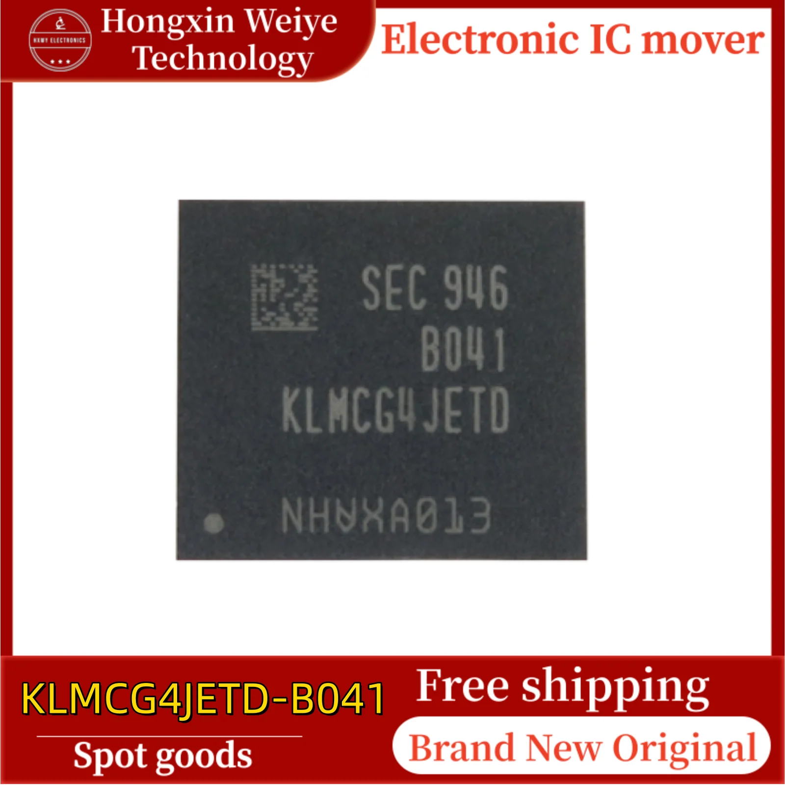 

2/5/10 pcs KLMCG4JETD-B041 BGA153 KLMCG4JETD 64GB brand new in stock free shipping
