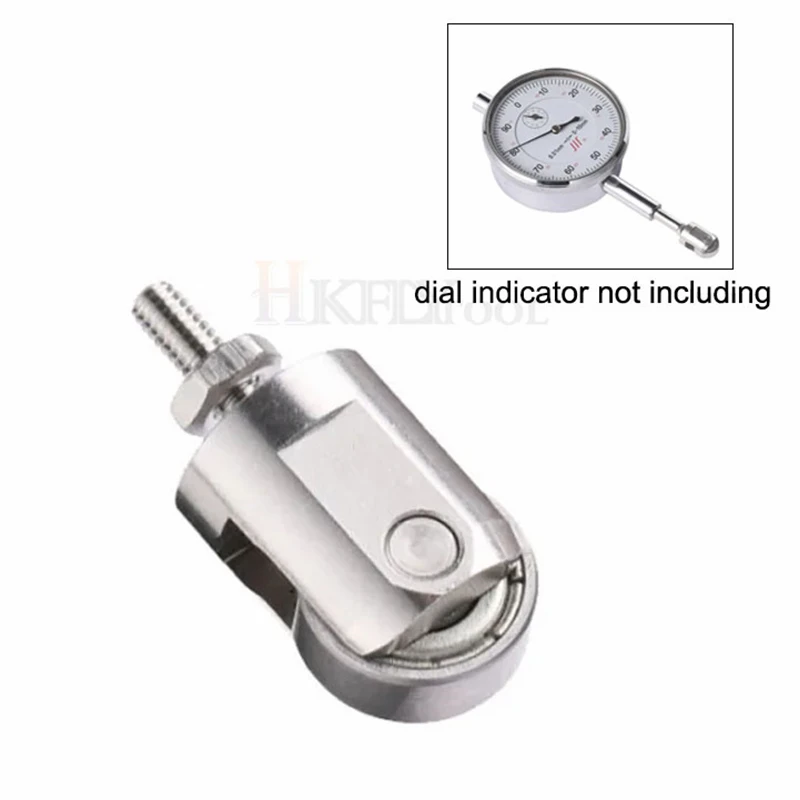 1pc Dial Indicator Wheel Probe Steel Tips M2.5 Stainless Steel Roller Contact Point For Electronic Digital Indicators Dial Gauge