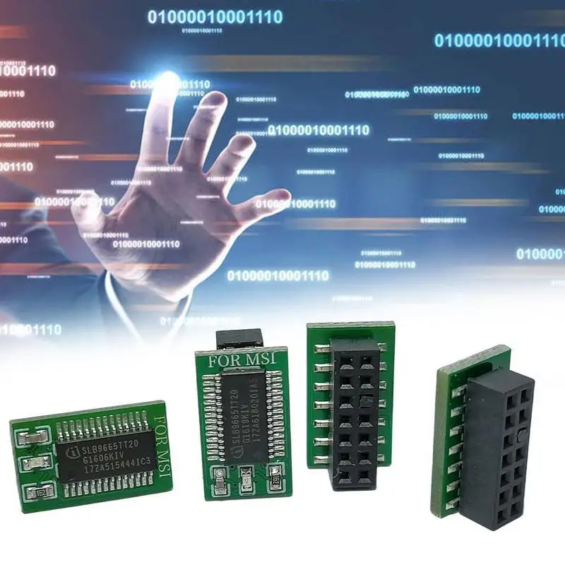 TPM 2.0 Security Module For ASUS MSI ASRock Motherboard 12 Pin 14 Pin 18 Pin Connector Trusted Platform Windows 11 Upgrade - Image 3