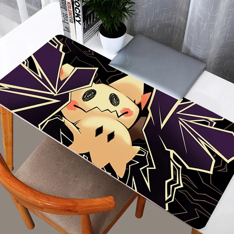 Mouse Pads Pokemon Pikachu Notbook Gamer XXL Keyboard NonSlip Rubber Computer Carpet Desk Mat PC Gamer 90x40 MousePad