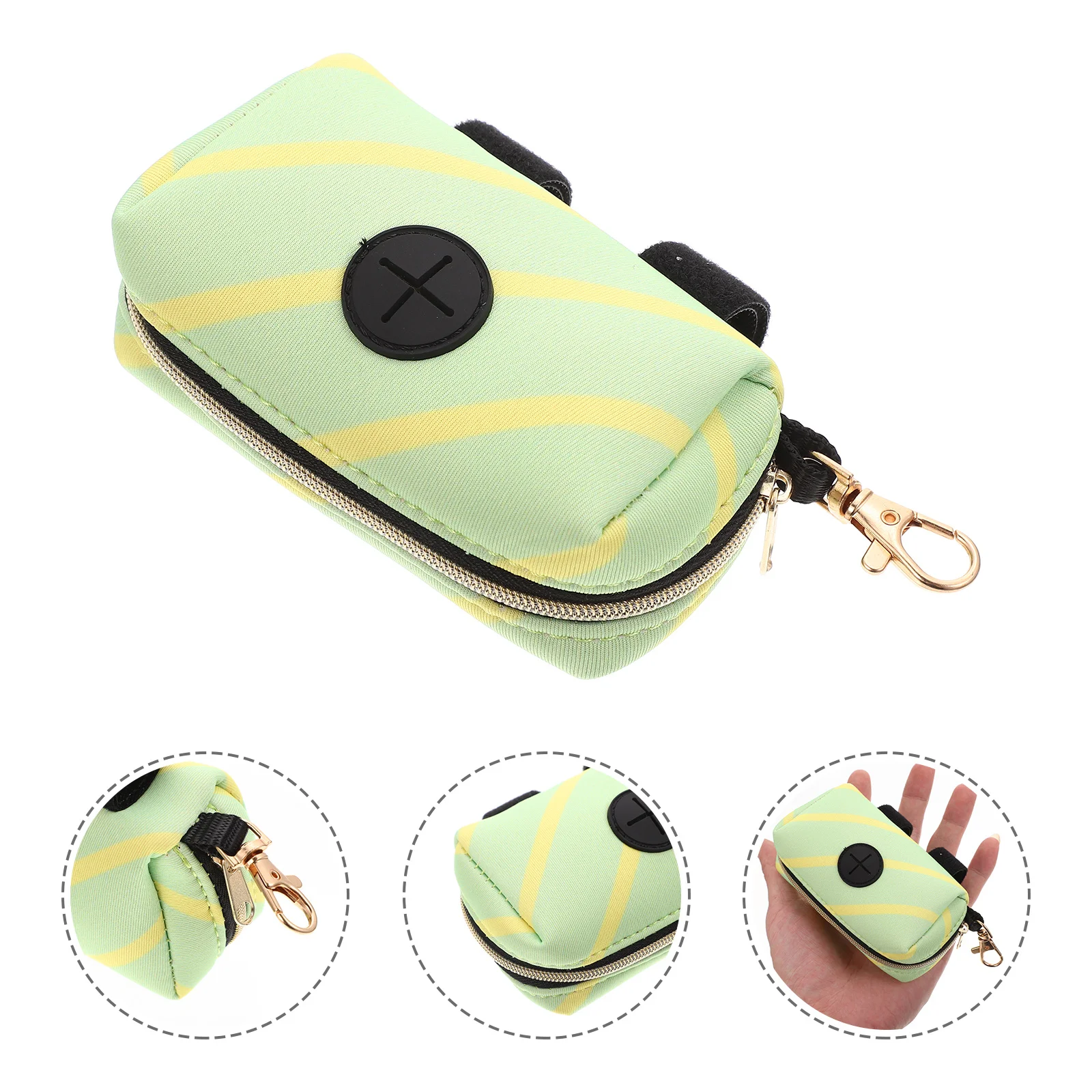 

Dog Poop Bag Container Compact Poop Bag Dispenser Wear-Resist Portable Carrier for Walking Hiking Traveling Multi-Use Pet Supply